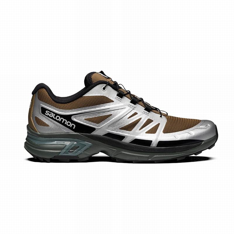 Chaussures De Trail Running Salomon Homme Argent Metal - Salomon XT-WINGS 2 - France (7186-ZBXSU)